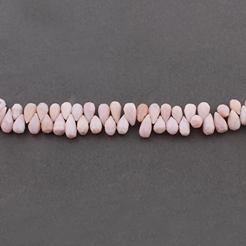 Pink Opal Faceted Briolettes perles de créateur haut de gamme