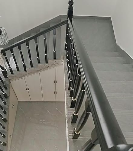 Barandilla de escalera interior para proteger tu hogar con un poste de madera de 2'' 6
