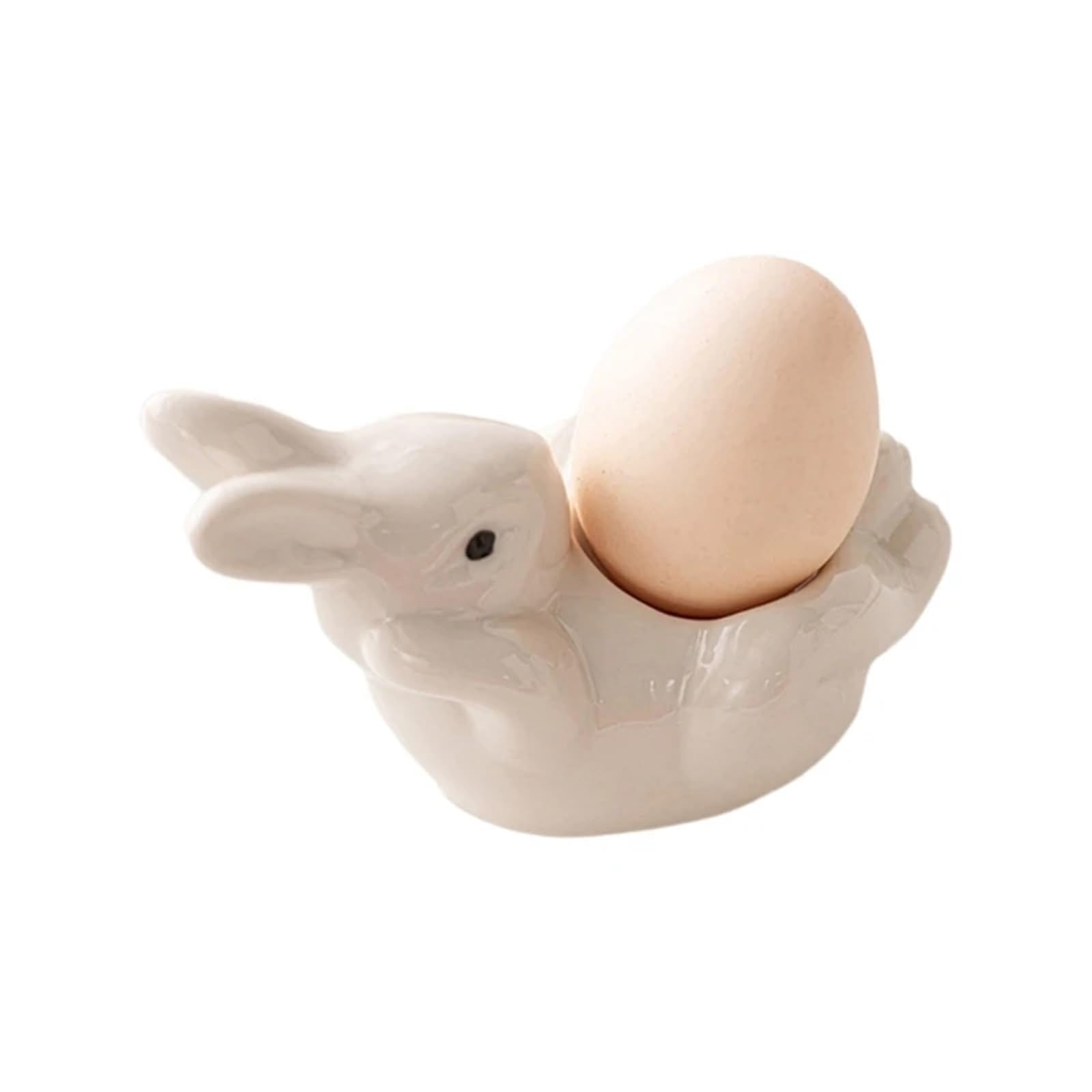 Eierbecher, 2 Stück Eierbecher aus Porzellan, Ostereier, Ausstellungsständer, Oste(White)