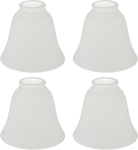 Vista 71 de Aspen Creative 23062-4 Pantalla de cristal de repuesto de estilo transicional de alabastro, tamaño de ajuste de 2-1/8 pulgadas, 4-5/8 pulgadas