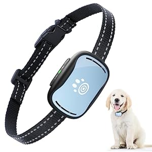 Collar Antiladridos Perros Pequeños, Collare Antiladridos Automático con 7 Niveles de Sensibilidad y Vibración/Sonido, Seguridad Collar Antiladridos con Descarga para Perros Medianos/Grandes
