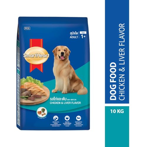Image of Smart Heart Adult Chicken & Liver Flavour, 500 g (Pack of 6)
