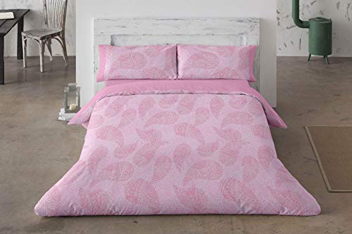 Burrito Blanco - Funda nórdica 457 Rosa de cama de 150x190/200 cm