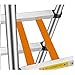 Telesladdercopiladder Mult-Purposeladder with Tool Table 2.8M Aluminum Alloy Foldiextension Ladders Household Garden Buildisafety Step Ladder Marri