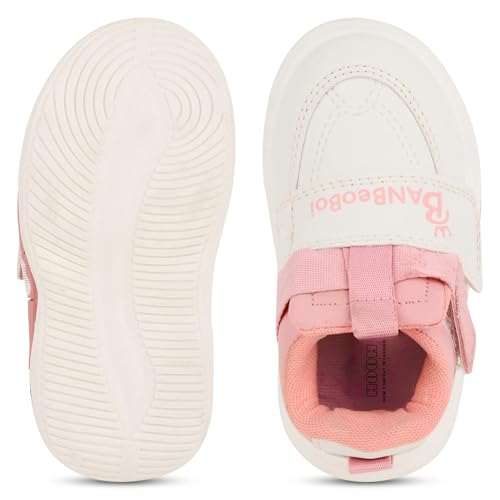 Image of HOOH Kids Fashion Sneakers, Unisex Comfort Shoes with Velcro Strap for Baby Boys and Girls for Age 18 Months to 7 Years