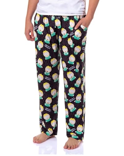 South Park Pajamas Men's Butters Son of a Biscuit Lounge Pajama Pants For Adults Sleep Bottoms (X-Large)