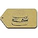 Azeeda 10 x 'Burger au Fromage' etiquettes de Bagage (TG00097953)