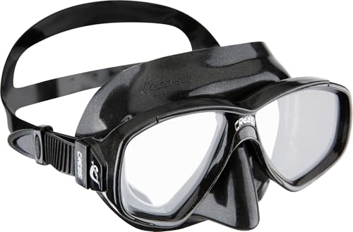 Cressi Perla - Gafas de Snorkeling, Color Negro