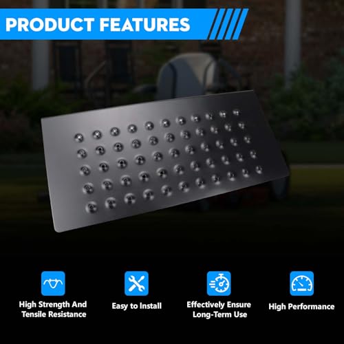 Bloqueador de canal de cortacésped compatible con Exmark Hustler y Gravely 8