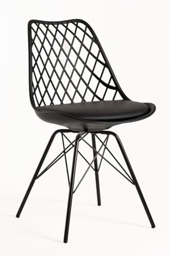 Regalos Miguel - Sillas Comedor - Silla Iron Mima - Negro