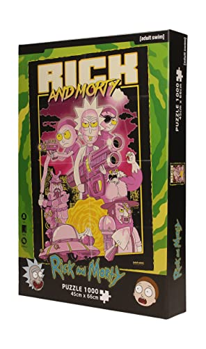 SD TOYS - Puzzle 1000 Piezas de Rick y Morty, 45 x 66 cm