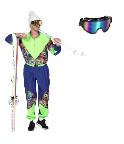 Costume de ski rétro des années 80 idéal pour briller lors de l'après ski