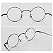 Agstum Retro Small Round Optical Eyeglasses Frame Clear Lens (Gray)