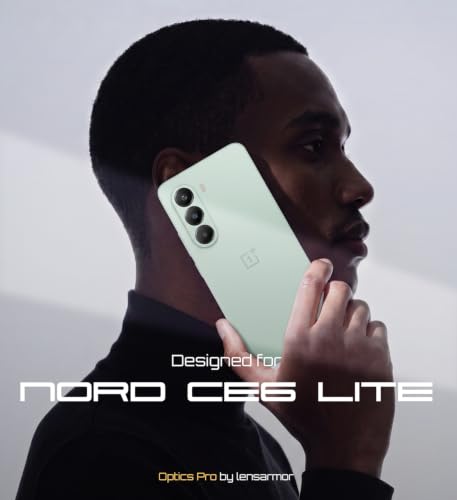 Image of Lensarmor Compatible with OnePlus Nord CE6 Lite Silver Camera Lens Protector - Premium 9H Tempered Glass, Anti-Reflective Coating, Military-Grade Protection & Case-Friendly Design