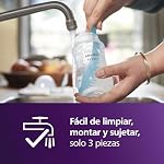 Philips Avent Tetina de biberón Natural Response: 2 tetinas de biberón de flujo 5 para bebés a partir de 6 mes, sin BPA (modelo SCY965/02)