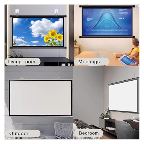 Pantalla Manual Portátil para Proyector 4:3/16:9 miniatura 4