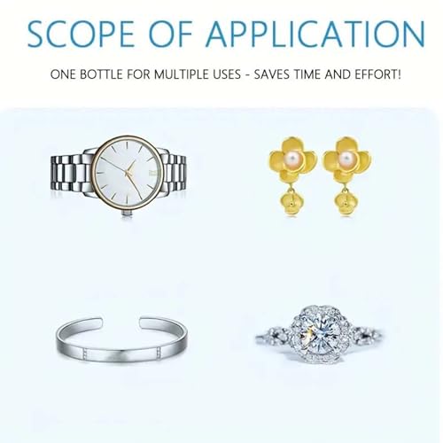 Njidher Limpiador de reloj de pulsera de metal, accesorios para el cuidado de la pulsera, espray de limpieza para collares, para profesionales, mujeres, hombres, hogar, taller, viajes, negocios - imagen 8