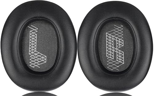 Image of JBL E65 Replacement Ear Pads for JBL E65 (E65BT E65BTNC) /Live 650 (650NC 650BTNC) /Live 660 (660NC 660BTNC) /Duet NC Over-Ear Headphones, Earpads Cushions with Softer Leather (Black)