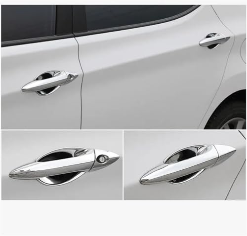 Pegatinas embellecedoras negras para Hyundai Elantra 2012-2016 3
