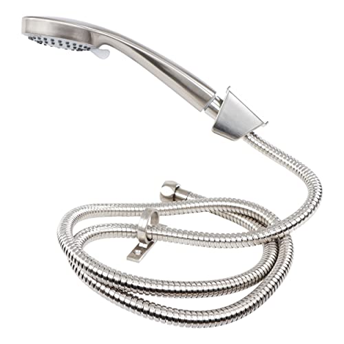Empire Faucets Kit de Cabezal de Ducha Con Maneral - Repuesto Cromado con Manguera de Acero y Montaje miniatura 5