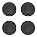 sossai® Pulsar - Waschmaschinen Schwingungsdämpfer | Vibrationsdämpfer | 4 Stück | Farbe: Schwarz | Material: Vollgummi | Anti-Vibration | rutschfest