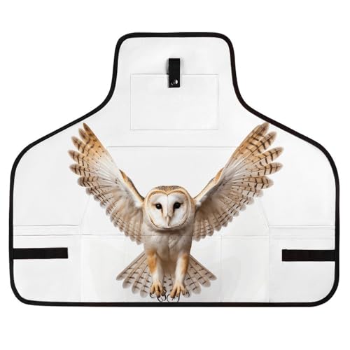 Delantal de trabajo unisex con diseño A Barn Owl miniatura 1