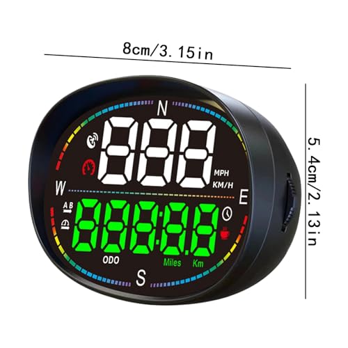 Speedometer HUD digital y pantalla de velocidad para salpicadero de coche 2
