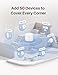 X-Sense Wi-Fi Alarm Listener Kit with Voice Location, Real-Time Notifications, Works with All Smoke Detectors and Carbon Monoxide Detectors, 1 Listener & 1 Base Station, Model SAL101