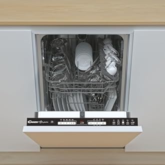 Candy CDIH 2L952-80 Slimline Integrated Dishwasher, 9 Place Setting, E Rated