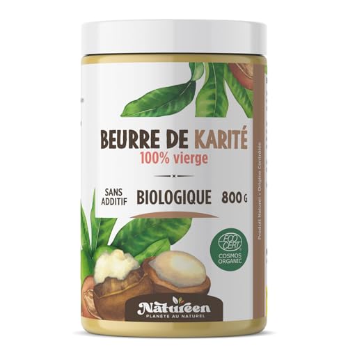 Beurre de Karité Bio 800 g - certifié bio -...