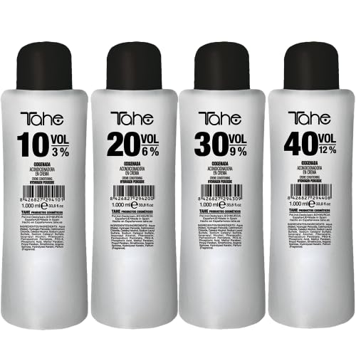 Tahe Oxigenate Hair Developer Activating Emulsion, 10 Vol 3%, 1000ml, Professional Hair Color Activator Cream (10 Vol 3%)