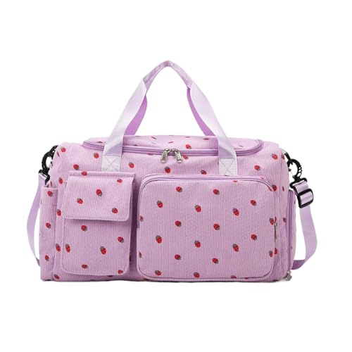 Gym Bag, Large Capacity Sports with Shoes Compartment, Portable Training Supplies, Travel Accessories for Women, Girls, Ideal fo