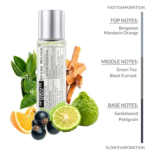 Image of Alternate Scents SPARK WATER 40ml Long Lasting Perfume For Men |Strong& long Lasting with 30% Oil Concentration|Bold,Fresh,Aquatic| Fragrance From France | Made In India|