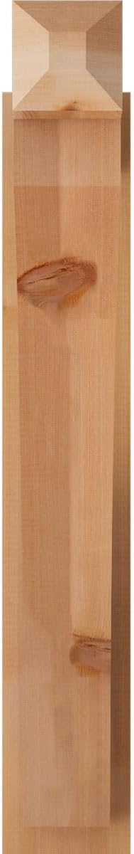 6"W x 30"D x 36"H Thorton Craftsman Rough Sawn Outlooker, Western Red Cedar