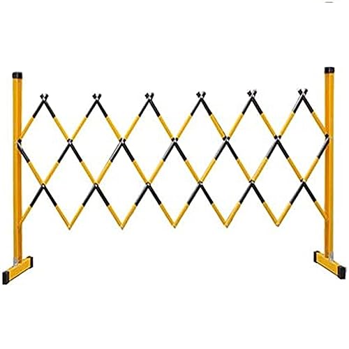 Barricade metallique extensible 1,5 x 3 m rouge pour securite