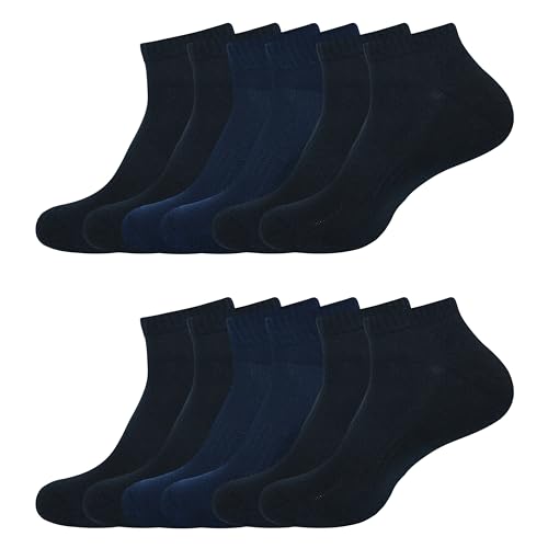 Image of Womens Cushioned Ankle Socks, Low Cut Breathable Casual Super Soft, Multi Color Options Size 4-7, 6-9