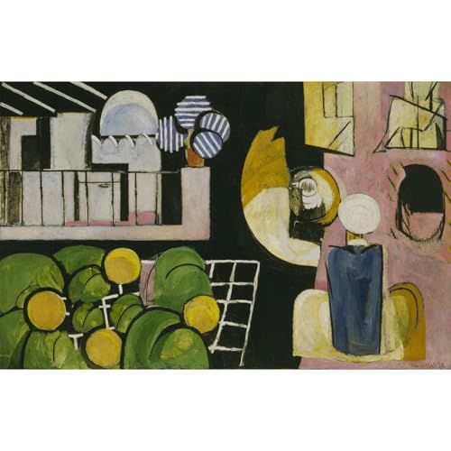 Reproduction aux couleurs vives Les Marocains de Matisse sur toile durable ARTICULOZY