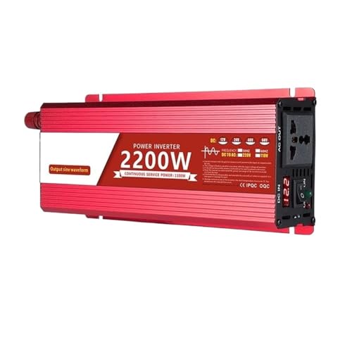 Onduleur 48V 220V 2200W à onde sinusoïdale convertisseur tension CC AC