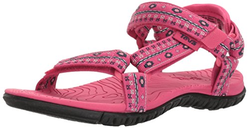 Teva Girl's Hurricane 3 Sandal, Hippie Raspberry, 1 M US Little Kid