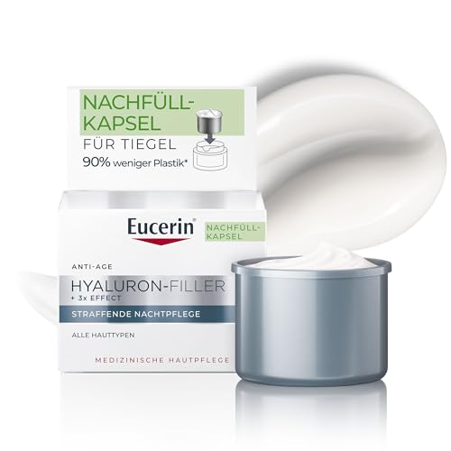Eucerin Hyaluron-Filler + 3x Effect Nachtpflege, Gesichtscreme