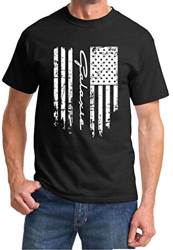 1959-74 Ford Galaxie Logo Classic Patriotic Flag Design Tshirt Large