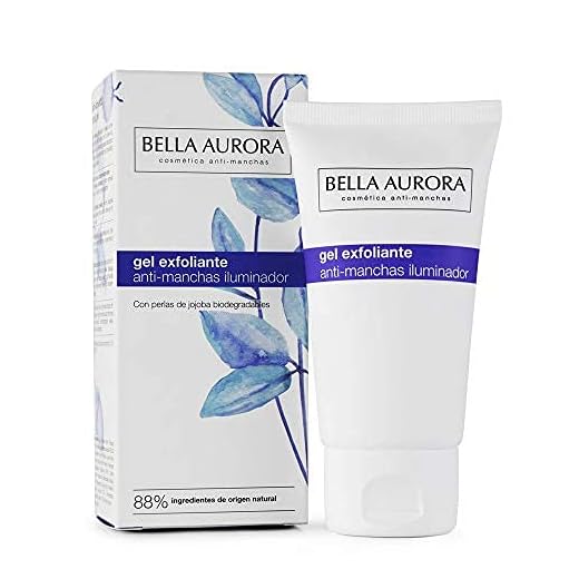 Bella Aurora Gel Exfoliante Facial Anti-Manchas | Limpia la Piel en Profundidad | Peeling Facial Enzimático para la Cara, 75 ml