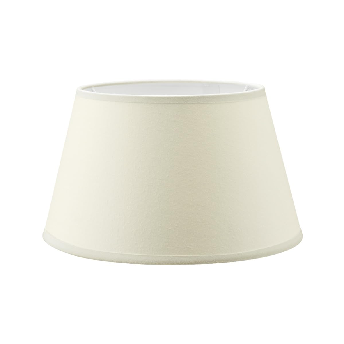 Home Sweet Home Paralume per Lampada da Tavolo | Bianco Caldo | 25/18/14 cm | per Attacco E27 | in Tessuto