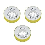teflonfolie ✔️ Artikel-Merkmale: Länge: 12 m I Breite: 12 mm I Stärke: 0,10 mm I Material: PTFE I Lieferumfang: 3 Stück Teflonband