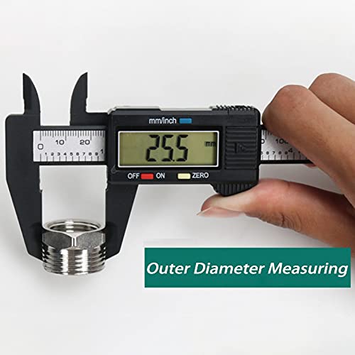 Digital Calipers,Electronic Digital Calipers,Yklsxkc Lcd Screen Displays 0-6"Caliper Measuring Tool,Inch And Millimeter Conversion, Suitable For Jewelry Measurement And 3D Printing #TOP3