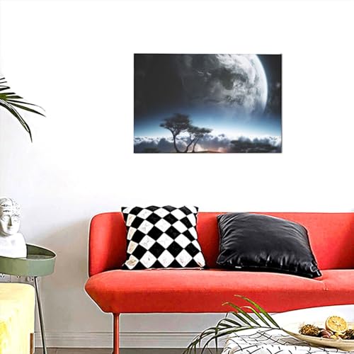 Vue sur planète toile YoupO pour créer un espace détente chambre
