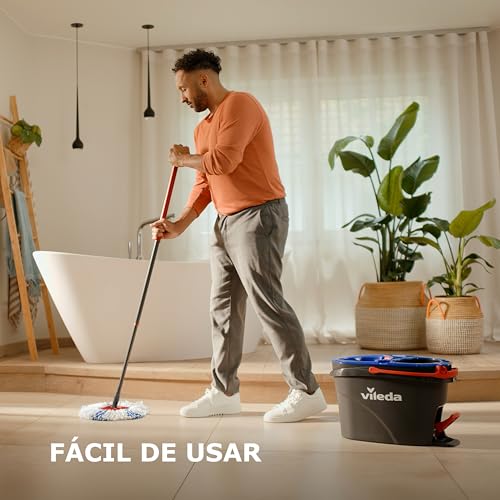 Vileda H2PrO sistema de fregona giratoria con doble compartimento 5
