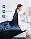 CURECURE Heizdecke Kuscheldecke Wärmedecke Elektrisch mit Abschaltautomatik, 4 Heizstufen 9 Stunden Auto-Off-Timer Überhitzungsschutz, 180 * 130 cm Heizdecken fürs Bett Sofa