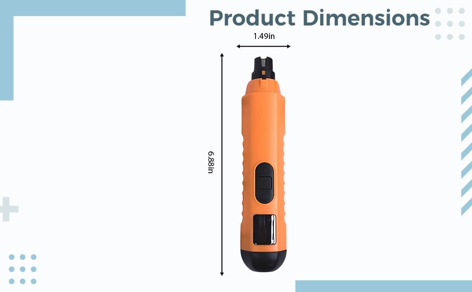 Molinillo de uñas para perros con pantalla LCD y carga USB para mascotas 4
