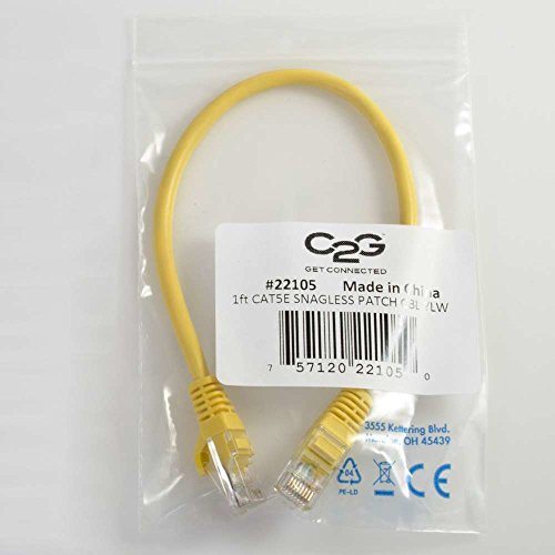 Image of C2G /Cables to Go 00482 Cat5e Snagless Unshielded (UTP) Network Patch Cable